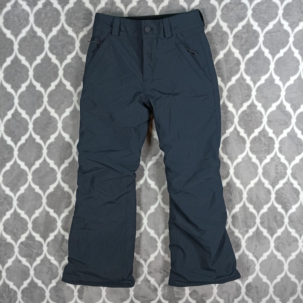 Volcom Freakin Chino Snow Pants Youth 10 Black 10K Waterproof UNWORN